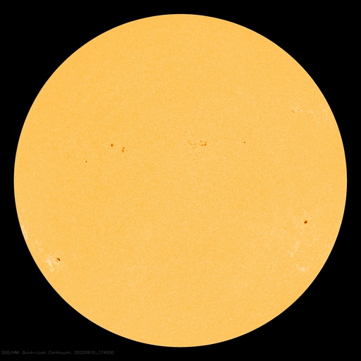 NASA SDO Intensitygram - Flattened